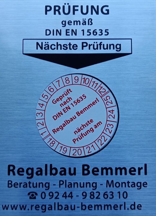 Regalprüfungen Regalprüfungen